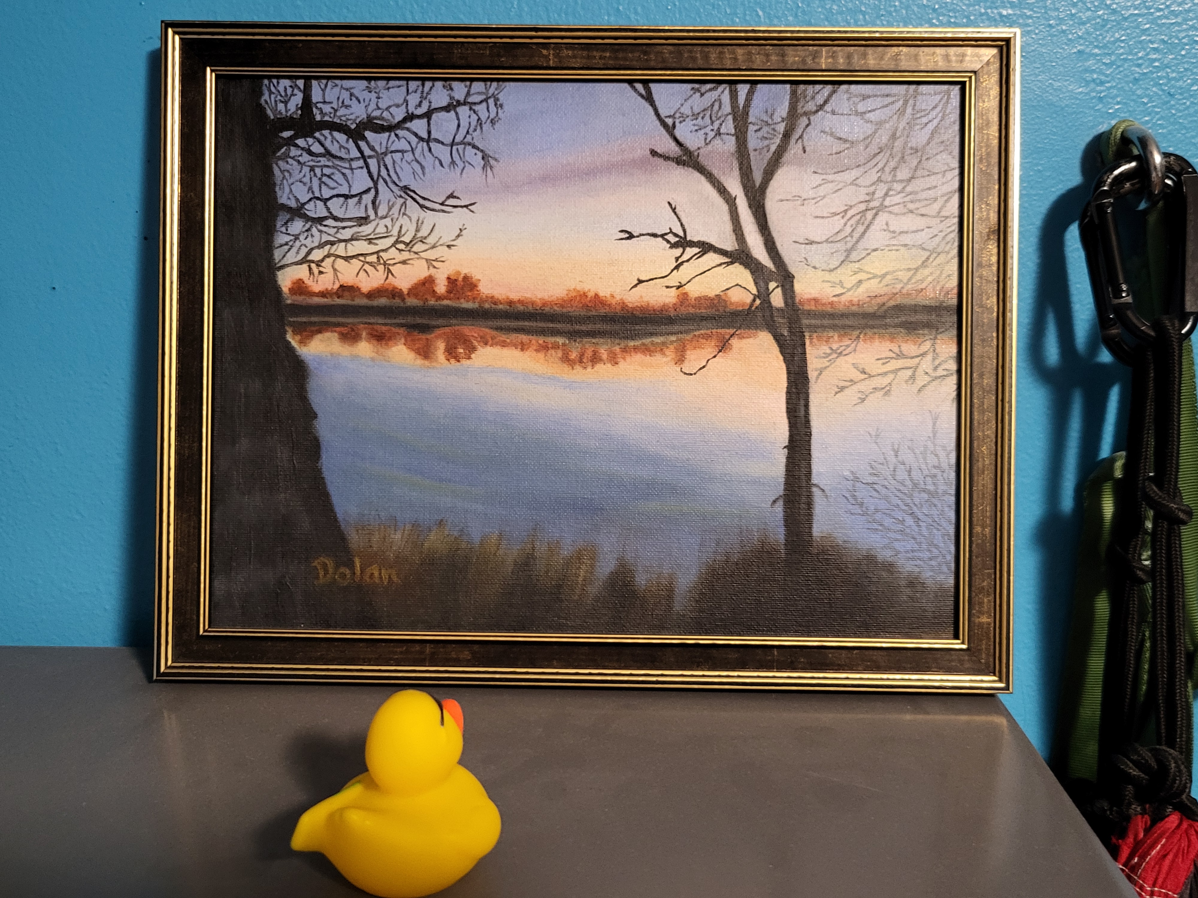Gerald staring wistfully off into an illusory sunset